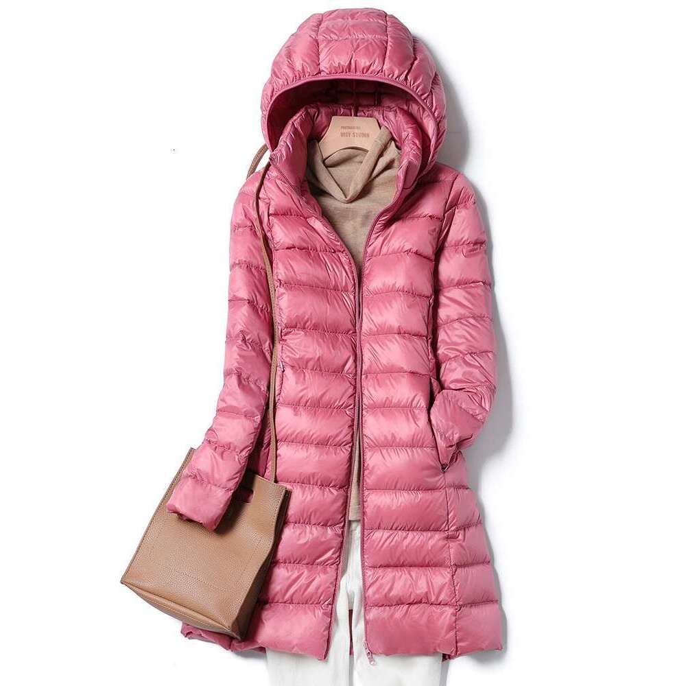 NewBang 4XL 5XL Plus Long Winter Ultra Light Jacket Women With Hooded Down Coat Female Big Size Coats
