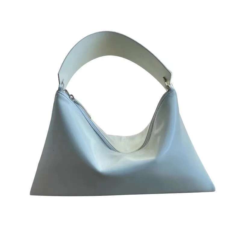 VOAETEC High-Quality Underarm 2025 New Niche Design Contrasting Color Triangular Sheepskin Tote Shoulder Bag