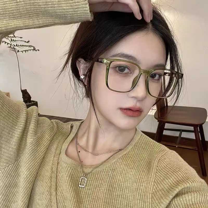 Oversized Women Myopia Glasses Luxury Design Anti-blue Light Prescription Eyeglasses Unisex Nearsights Eyewear Diopter 0 To-4.0 W250513