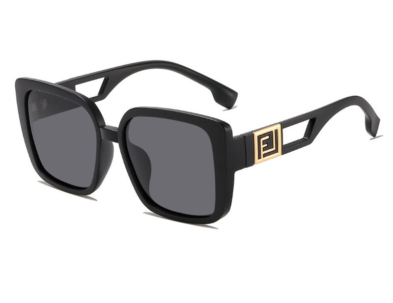 Designer sunglasses free shipping 2025 new fashionable high-end texture sunscreen full frame polarized sunglasses for womens mens