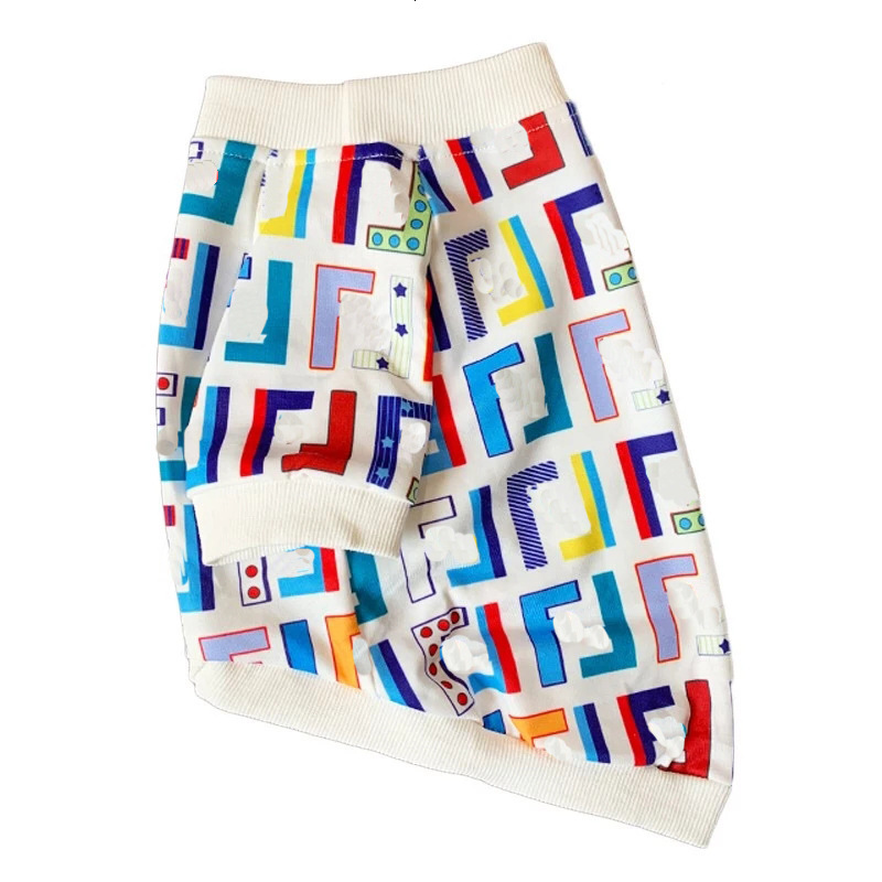 Pet Teddy letter printed puppy clothes, pet dog clothes