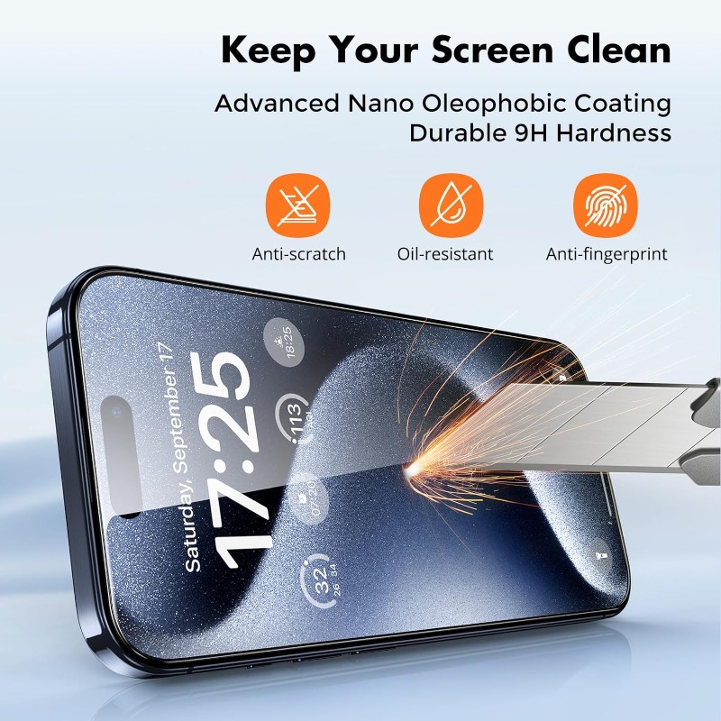 9H Clear Tempered Glass Phone Screen Film Protector For iPhone 16 15 14 13 12 11 Pro Max Samsung S25 A06 A16 A26 A36 A56 A15 A03S MOTO Coming New Mode