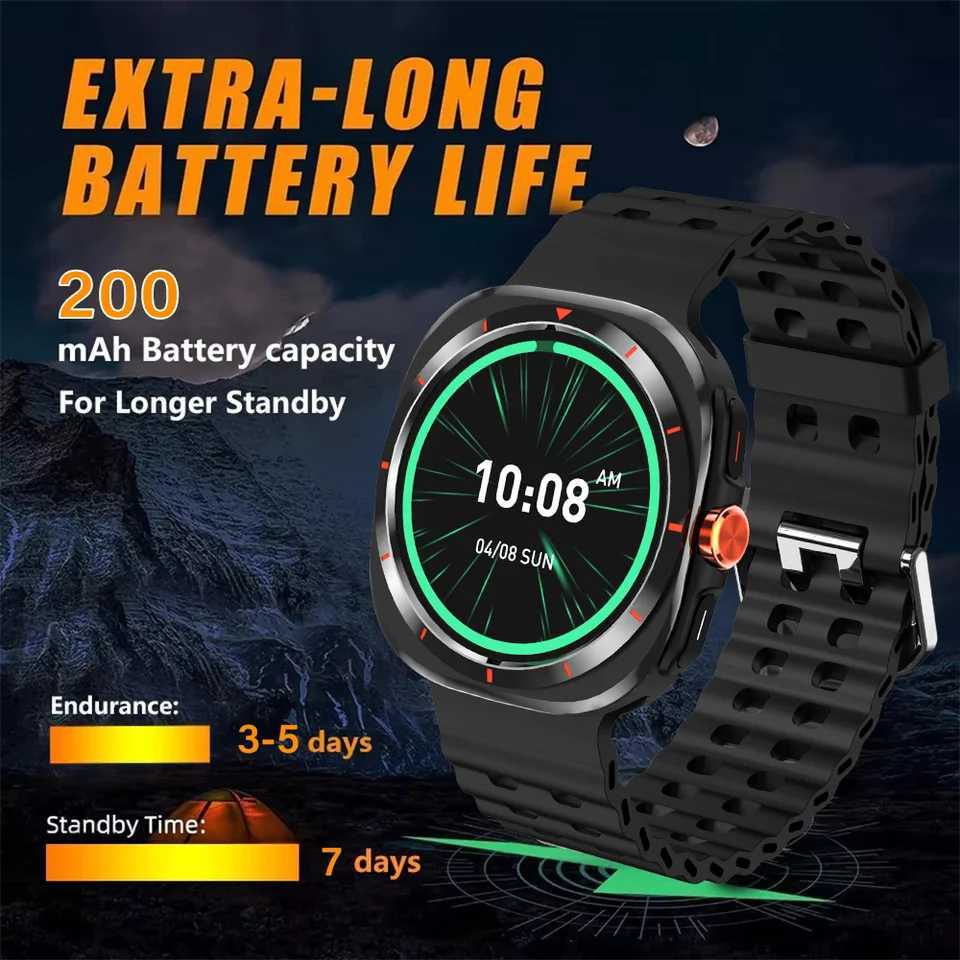 New Arrival LAXASFIT Watch 7 Ultra Smartwatch BT Talk HD AMOLED Screen Fitness Tracker Health Monitoring Smartwatch for Android IOS O250513