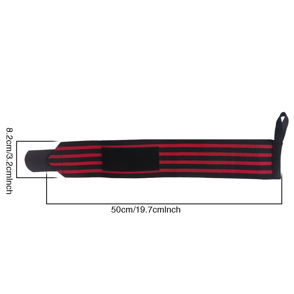 Fitness Wrist Bracers Men Wrapping Elastic Bandages Strength Training Sprains Wrist Bracers Weightlifting Bench Press Sports Wrist Bands