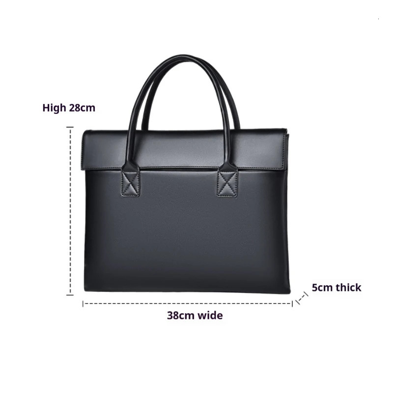 Large Capacity Laptop Bag - Stylish and durable briefcase with multiple compartments for daily essentials and laptop accessories 250512
