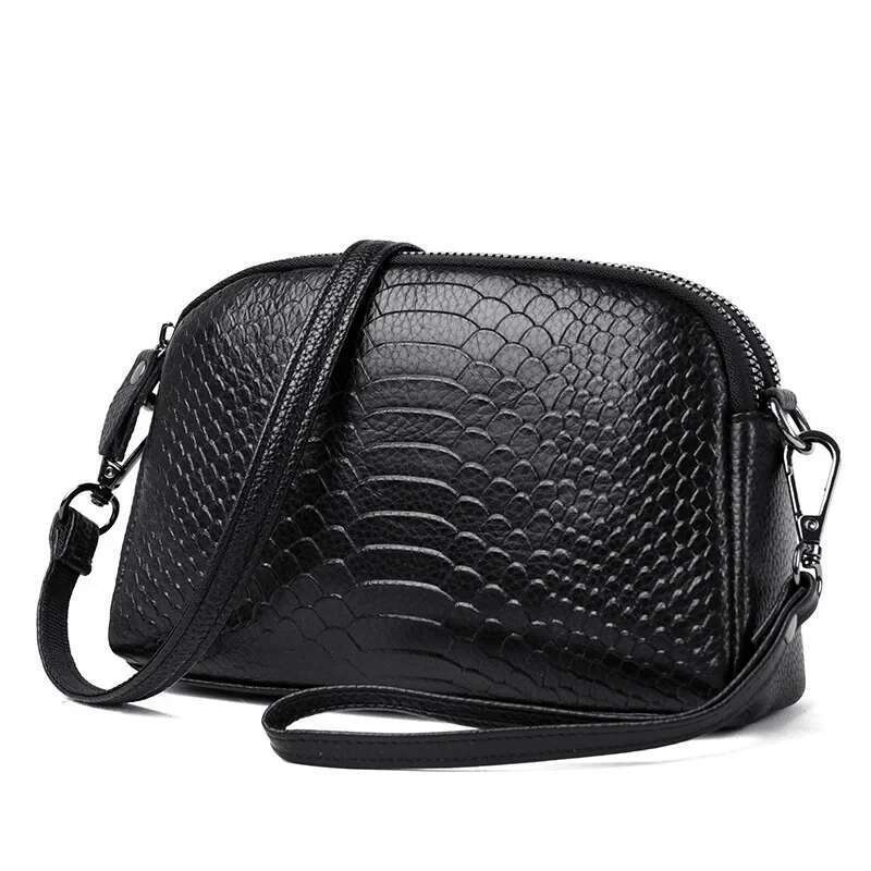 Cross Border Crossbody 2024 New Single Shoulder Small Bag Fashion Cow Leather Women's Handbag Trend