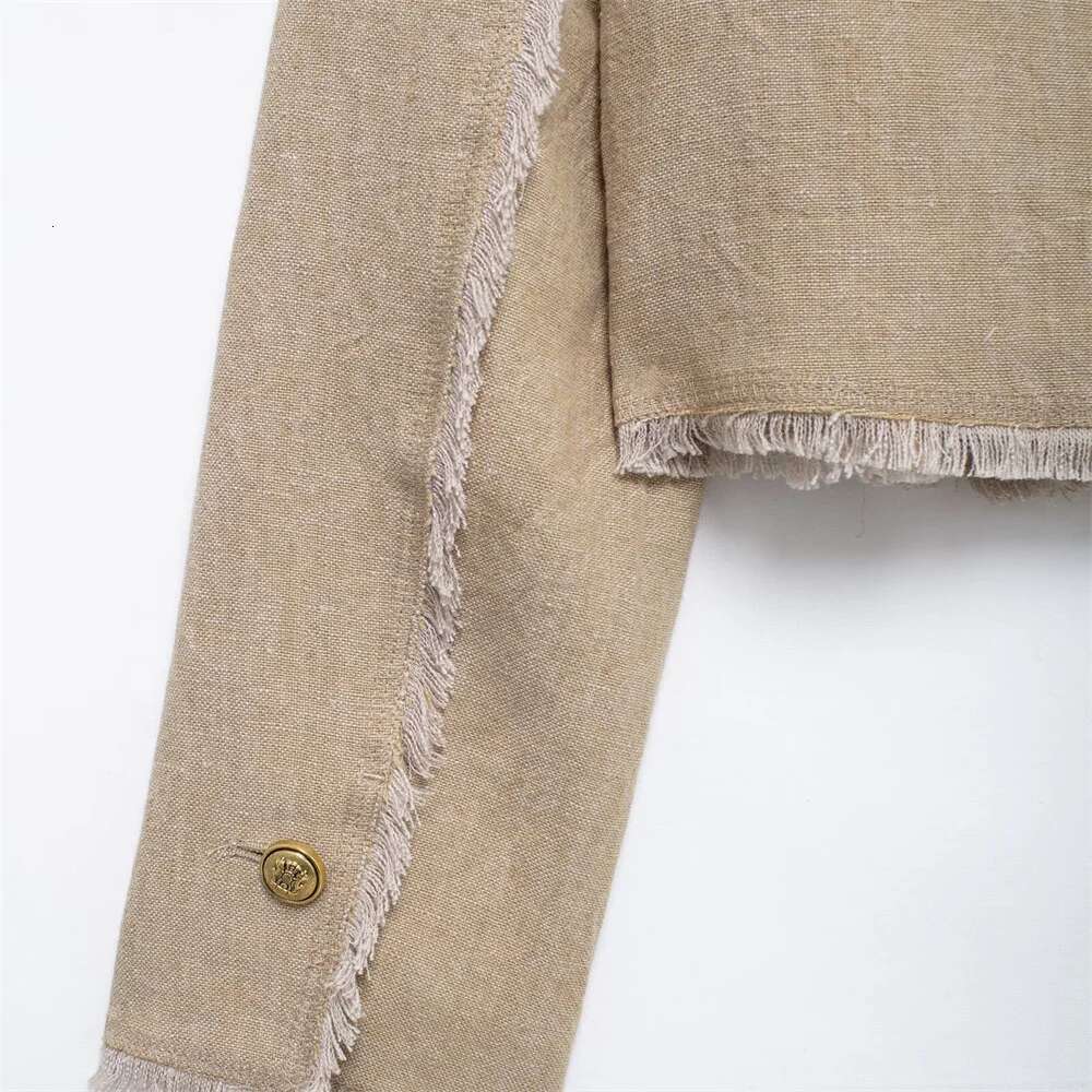 UNIZERA Autumn New Product: Casual Women's Fashion, Small Fragrant Style, Texture, Hairy Edge cardigan Coat