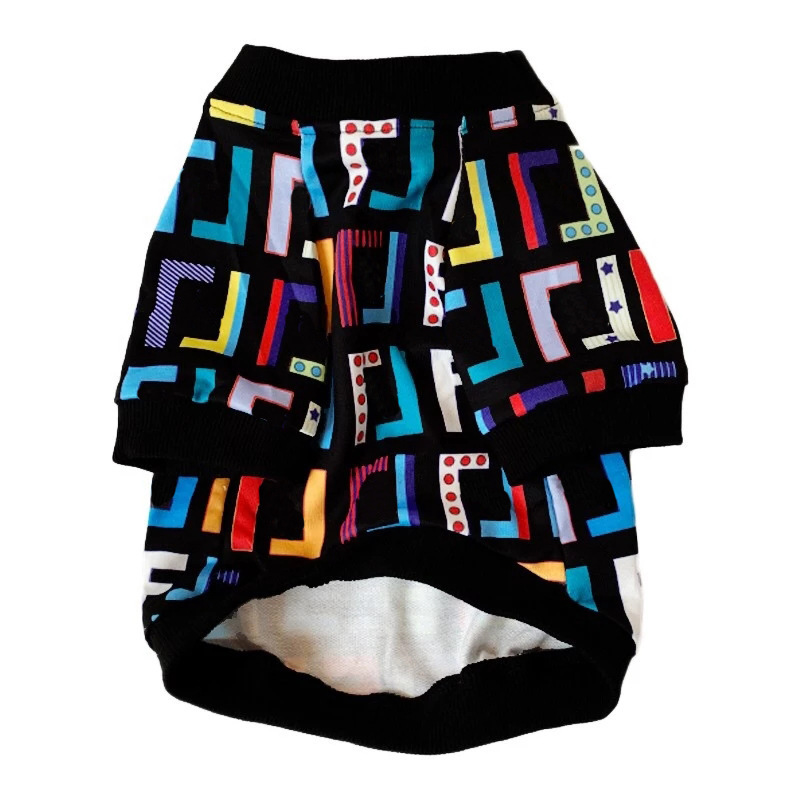 Pet Teddy letter printed puppy clothes, pet dog clothes