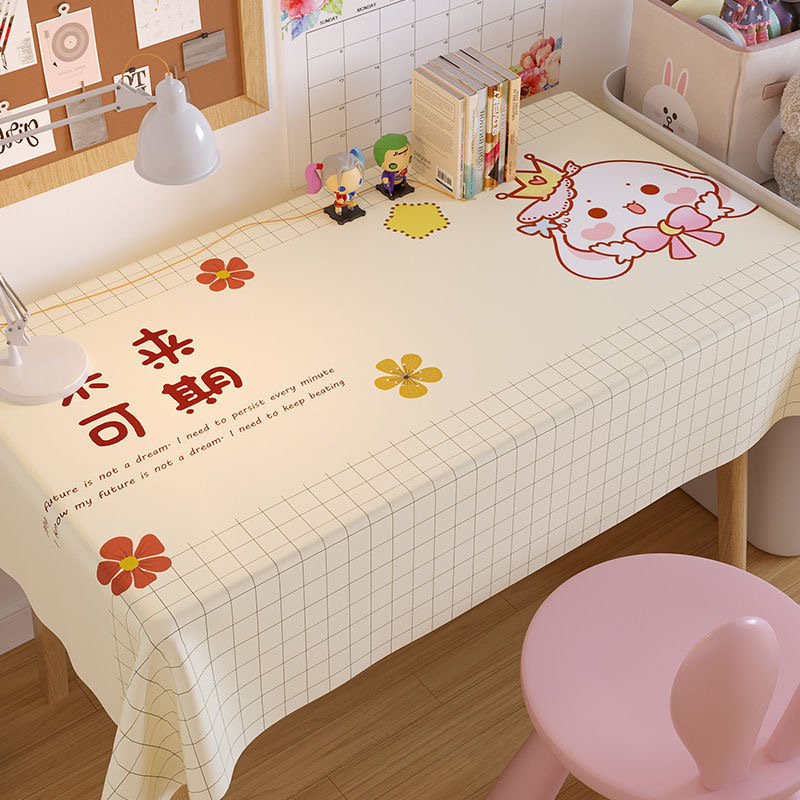 A898 tablecloth waterproof and oil-proof washable rectangular tablecloth coffee table mat tablecloth light luxury