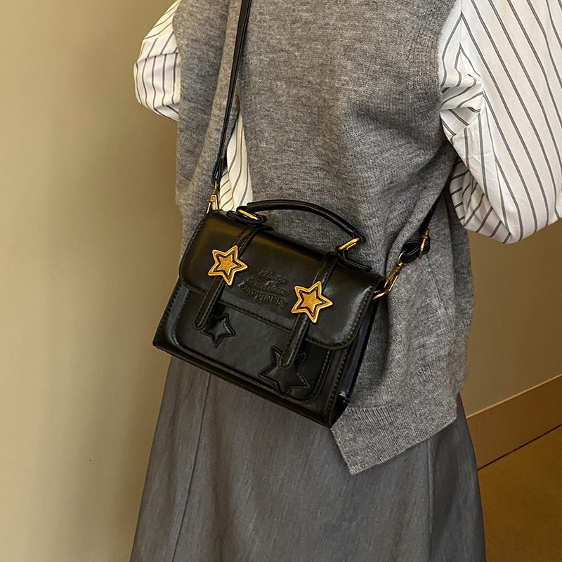 Forest style for women 2025 fashion trend crossbody versatile handheld small square bag