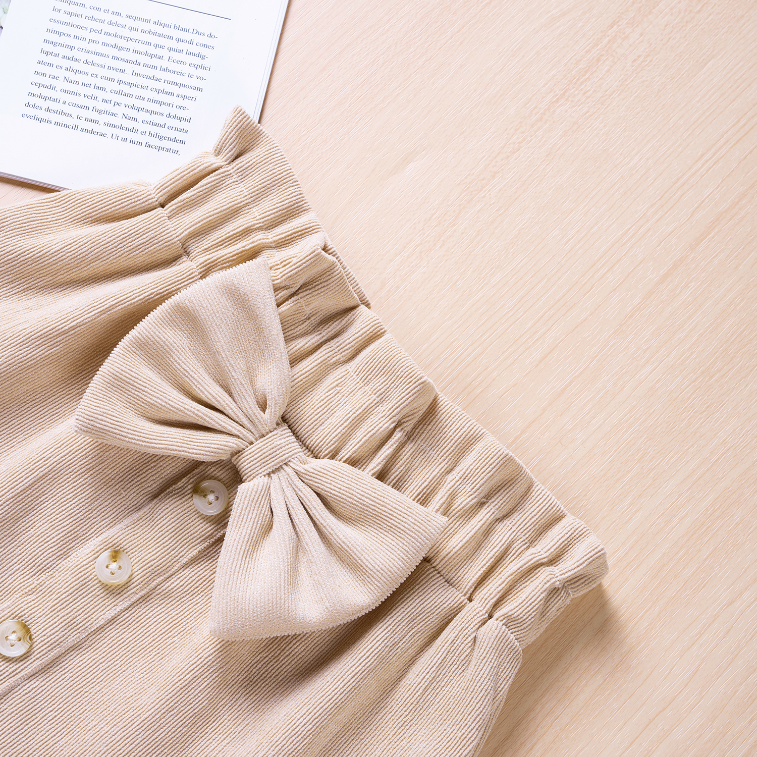 New summer baby girl bustier dress solid color bow single-breasted fashionable baby girl short skirt, baby clothes, daily wear and party wear GBL133