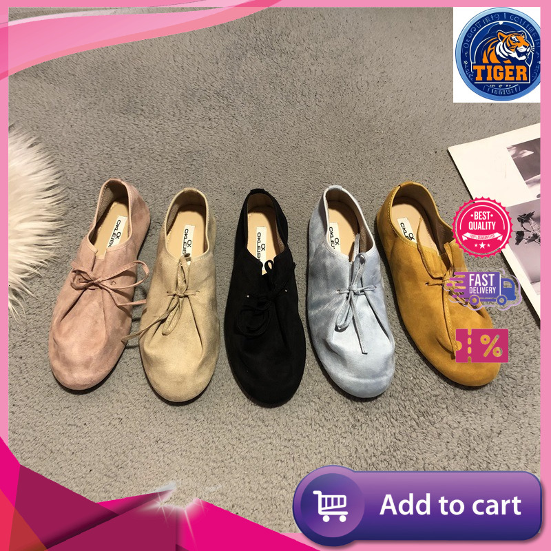 Ddmytiger Spring New Simple Classic Casual British Deep Mouth Commuter Flat Bottom Relaxing Single Shoes For Women Outdoor Shoes