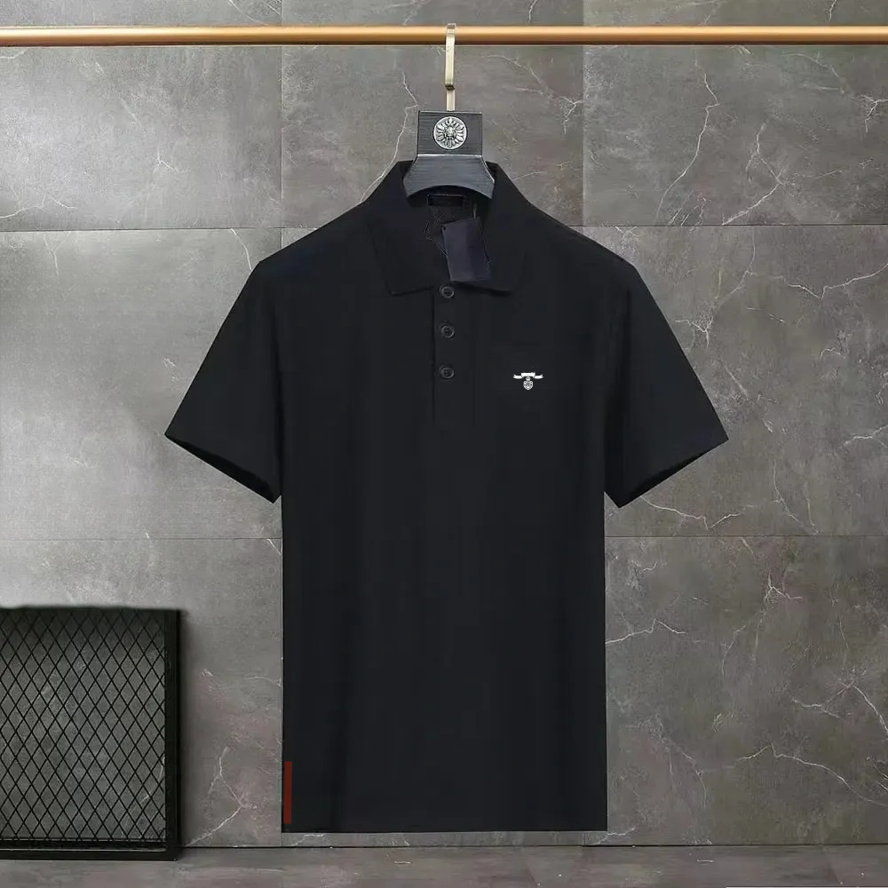 Men's Tees & Polos Designer POLO Mens T Shirt Fashion Embroidered Designer tShirt V Neck Cotton High street Casual t shirt Luxury Casual couple Clothes Asian size S-5XL