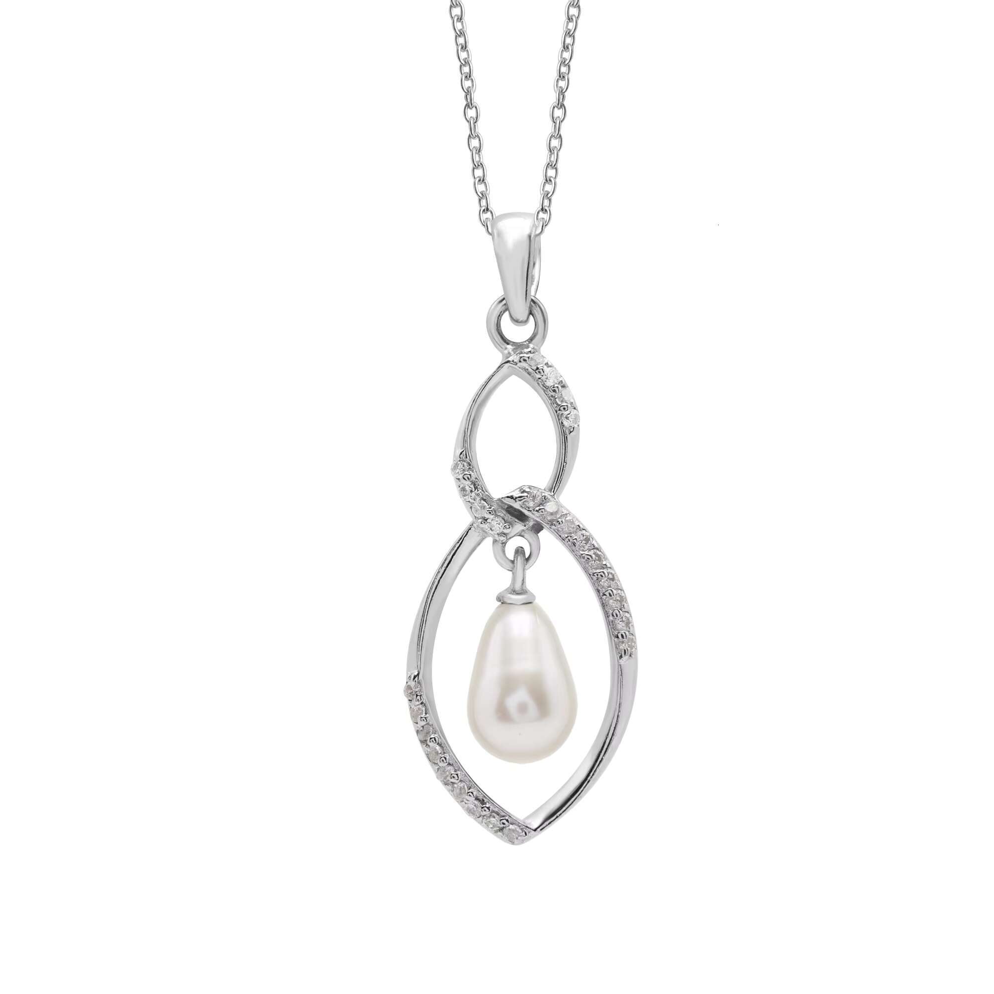 Natural 9x11mm oval pearl gold-plated jewelry Indian sterling sier pendant 31x12x3mm women's necklace