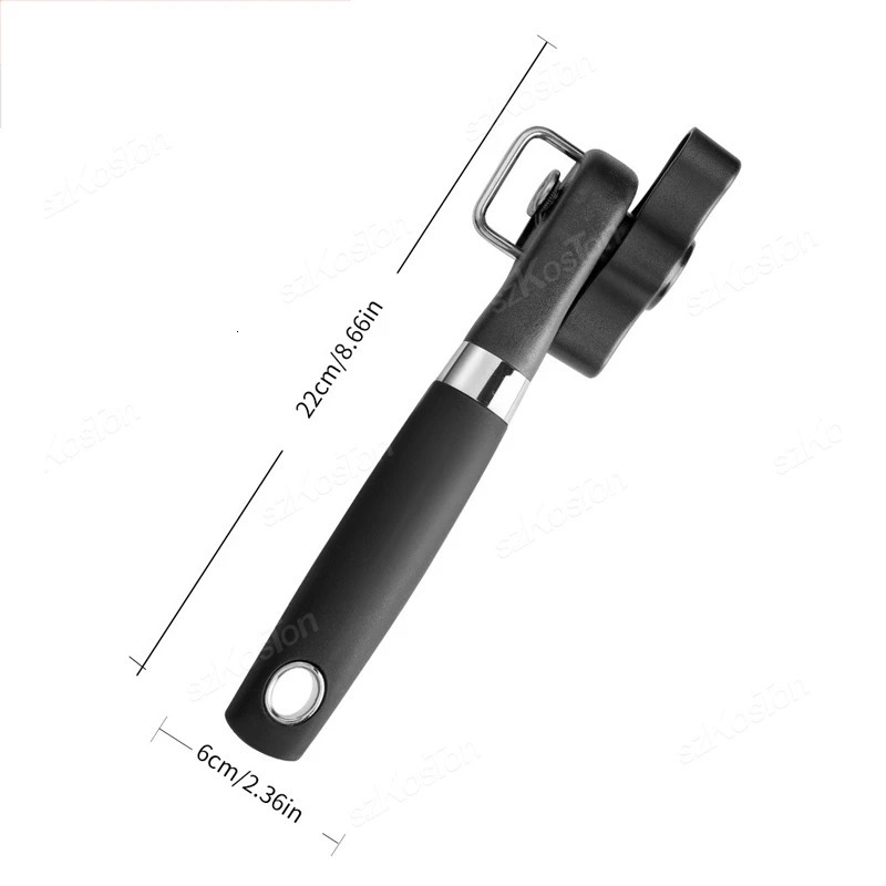 Handheld Safe Cut Can Opener Smooth Edge Can Opener Food Grade Stainless Steel Side Cutting Can Opener for Kitchen Tools 250513