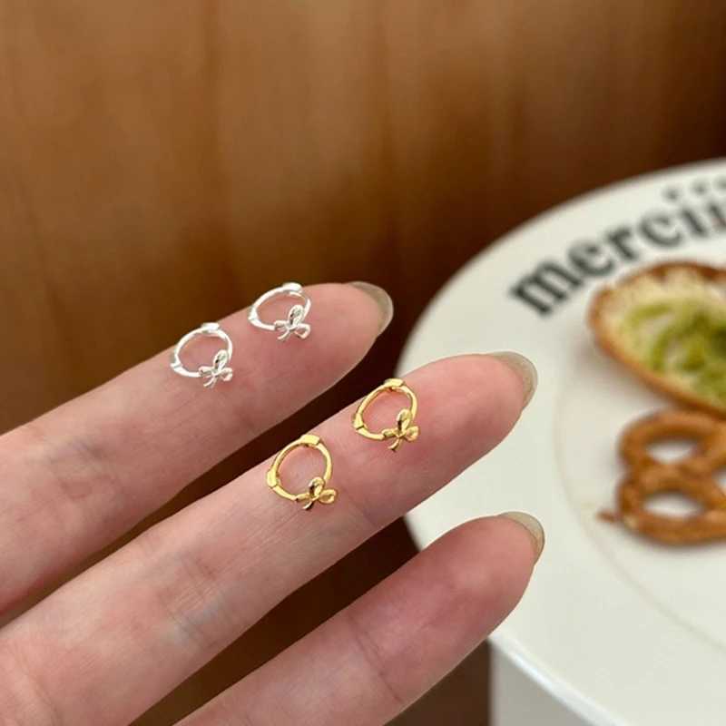 Bowknot Studs Earrings Ear Piercing Jewelry Accessory Stylish Bow Ear Pendant Jewelry for Fashion Enthusiasts Y250510