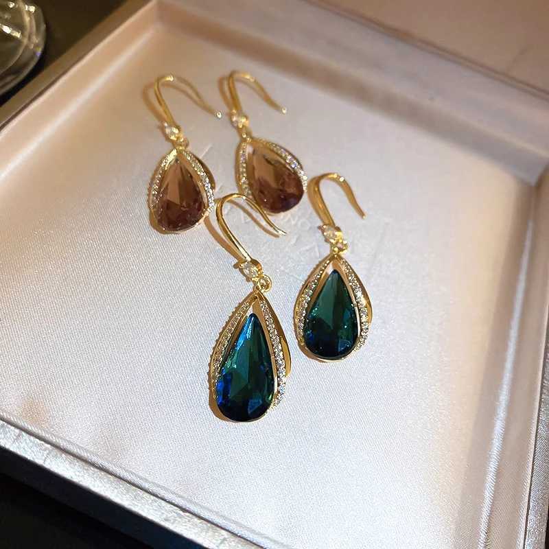 Blue Color Temperament Drop Earrings Fashionable Plastic Drop Earrings Wedding Party Accessories Wholesale Y250510
