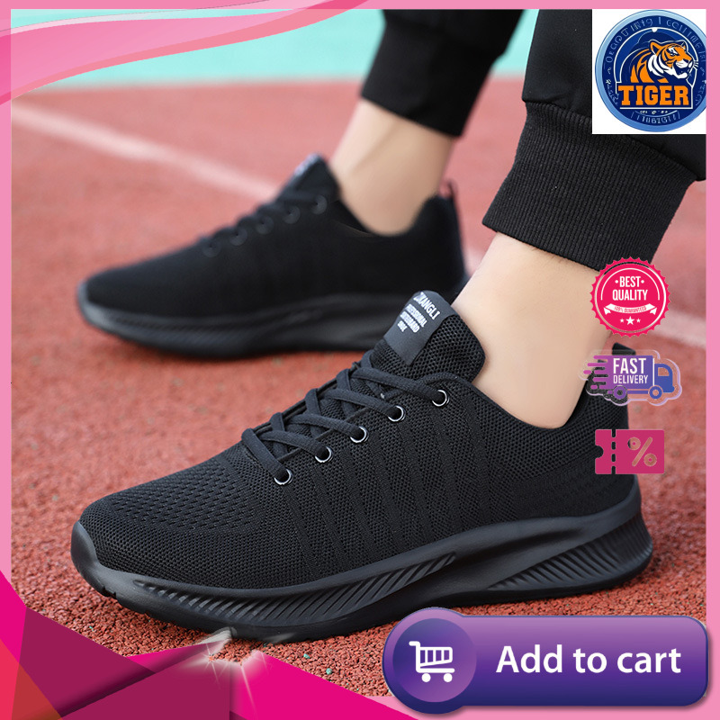 Ddmytiger Mesh Breathable Sports Soft Lightweight Running Men S Thick Sole Comfortable Casual Travel Shoes Outdoor Shoes