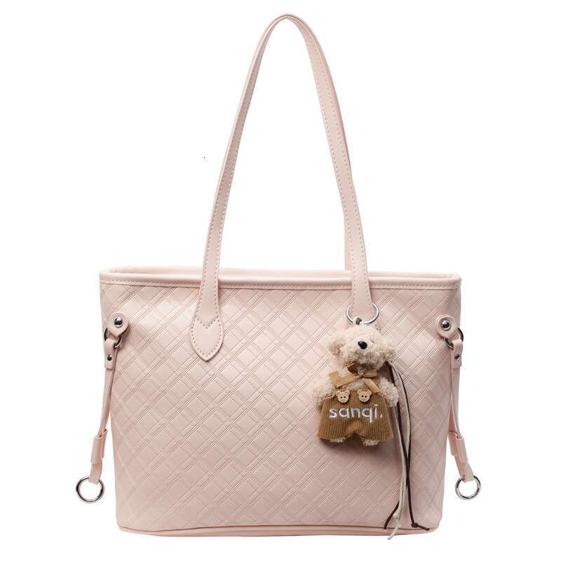 High end and large capacity 2025 new style for women, fashionable commuting shoulder bag, internet famous tote bag