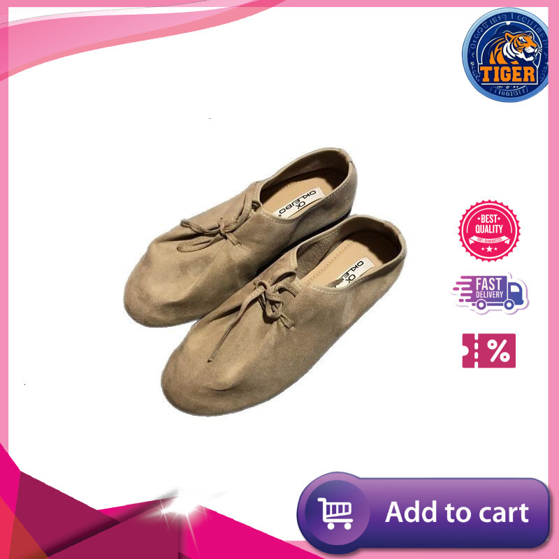 Ddmytiger Spring New Simple Classic Casual British Deep Mouth Commuter Flat Bottom Relaxing Single Shoes For Women Outdoor Shoes
