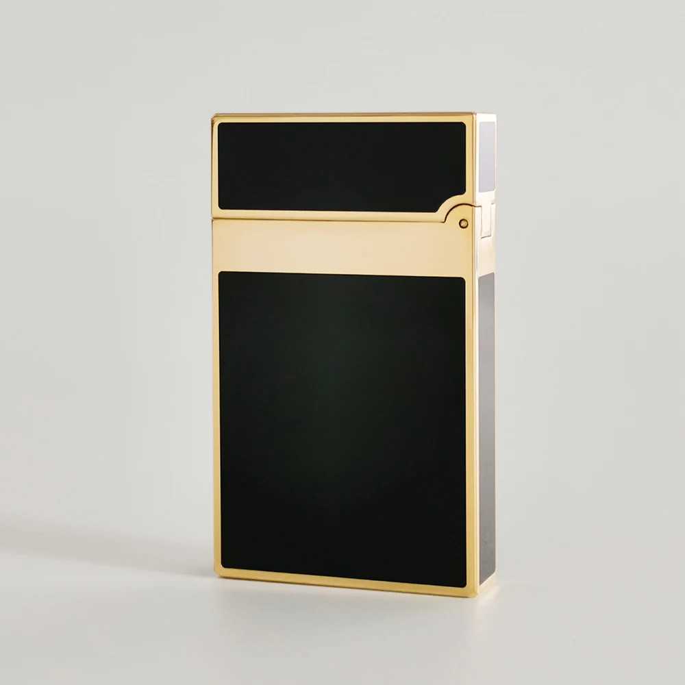 JT Dunant Lighters Natural Lacquer Line 2 Gas Metal Ping Sound Memorial Man Gift Handmade D Brand Limited Edition Y250513