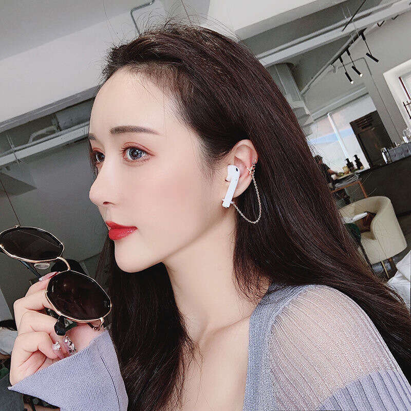 Universal Airpod Bluetooth Earphones with Chinese Style Ear Clips for Beach, for Men and Women