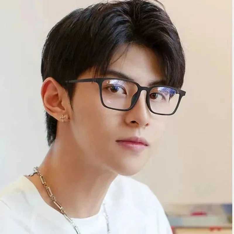 Ultralight Business Titanium Alloy Reading Glasses Men Anti Blue Light Presbyopia Eyewear High Quality Eyeglasses with Diopter W250513