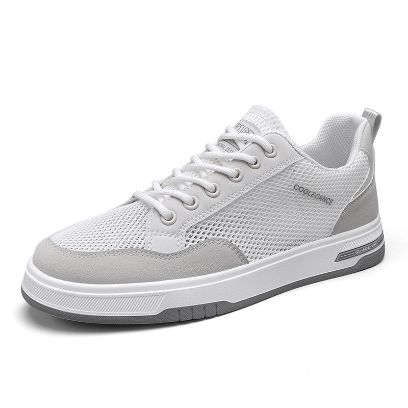 Summer Breathable Men S New Casual Shoes Transparent Mesh Casual Board Outdoor Running Travel Shoes Ddmysaturn