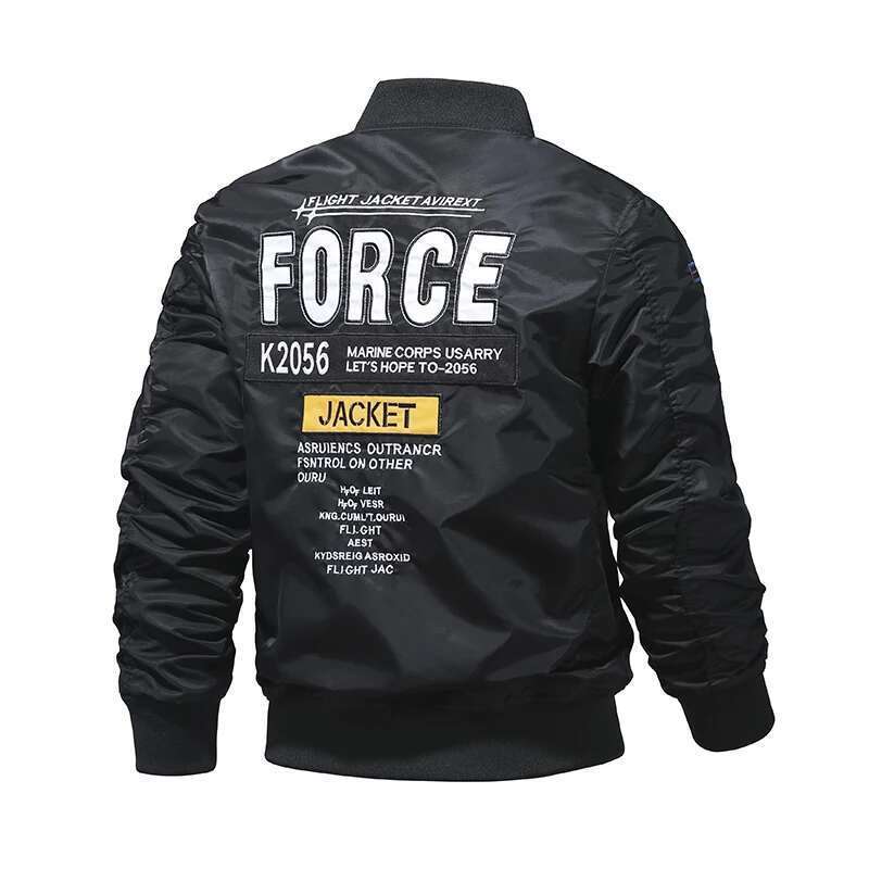 MA-1 American overalls pilot autumn and winter thickened Baseball uniform Trendy coat Men's military fan jacket Men