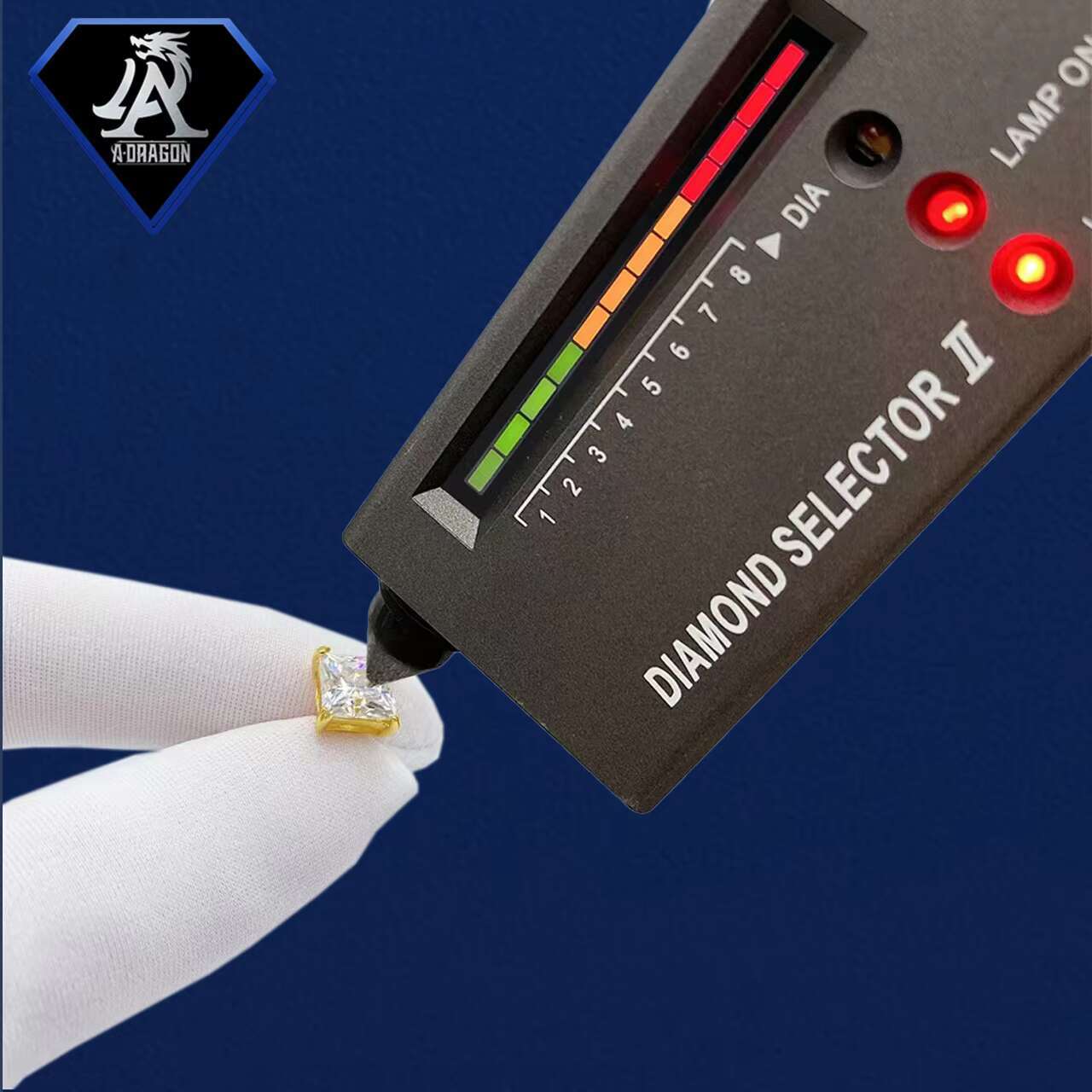New Arrival Unisex VVS Princess Cut Moissanite 925 Sterling Silver Hip Hop Earrings Fast Shipping