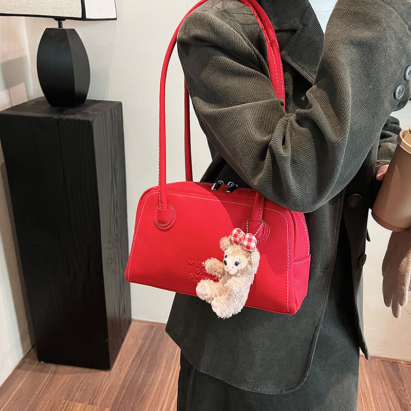 Commuting Maillard for Women 2025 New Style Autumn/Winter Versatile Single Shoulder Underarm Handheld Boston Bag