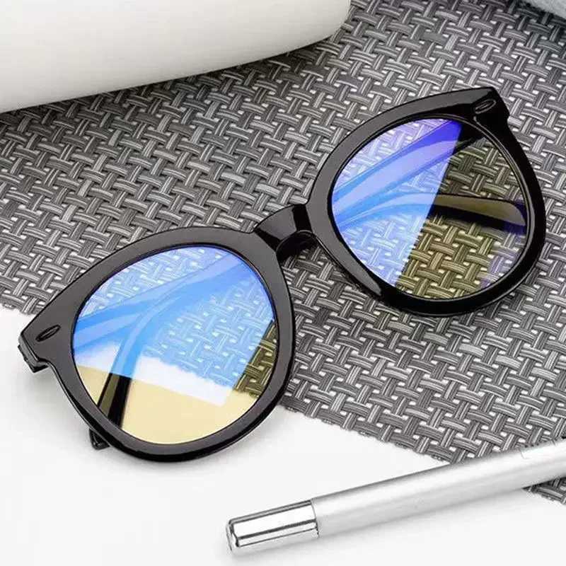 Vintage Clear Lens Myopia Glasses Men Women Classic Minus Diopter Eyewear Fashion Retro Computer Prescription Eyewear Degree-4.0 W250513