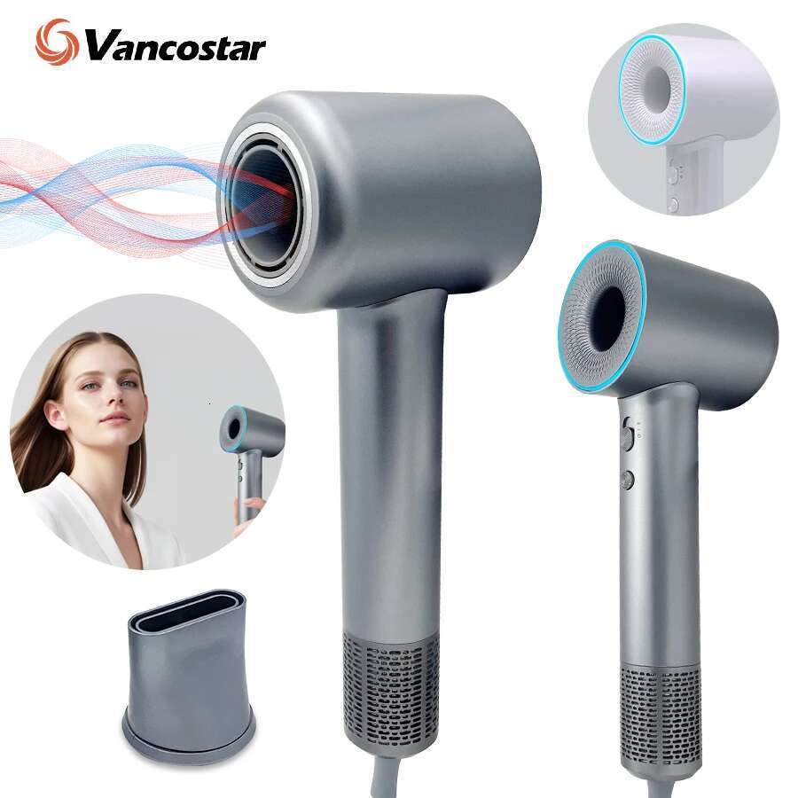 High Speed 110000Rpm 400 Million Negative Ionic Professional Hair Straightener Care For Home Travel Nozzle Blow Dryer