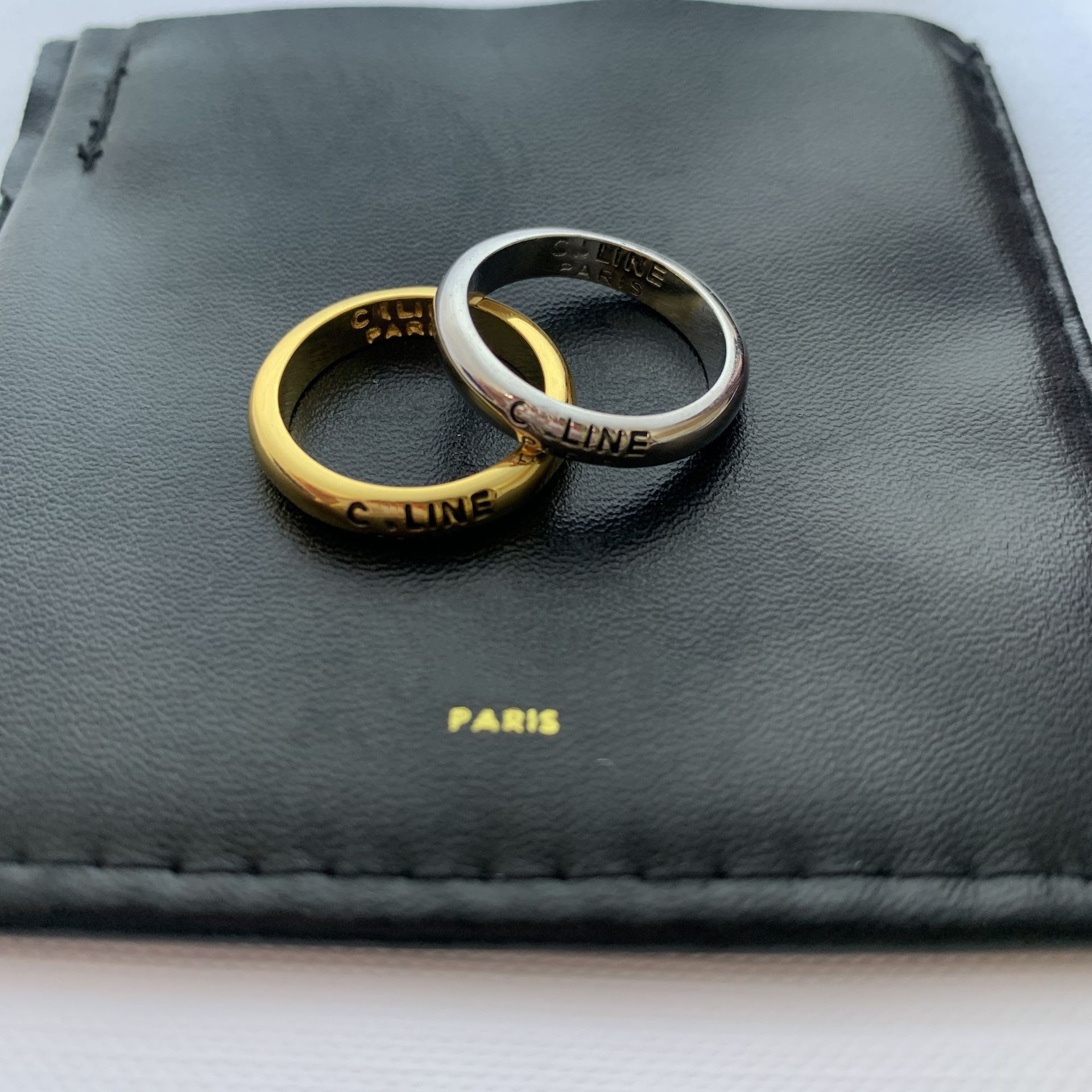 Letter Gold Rings P… - image