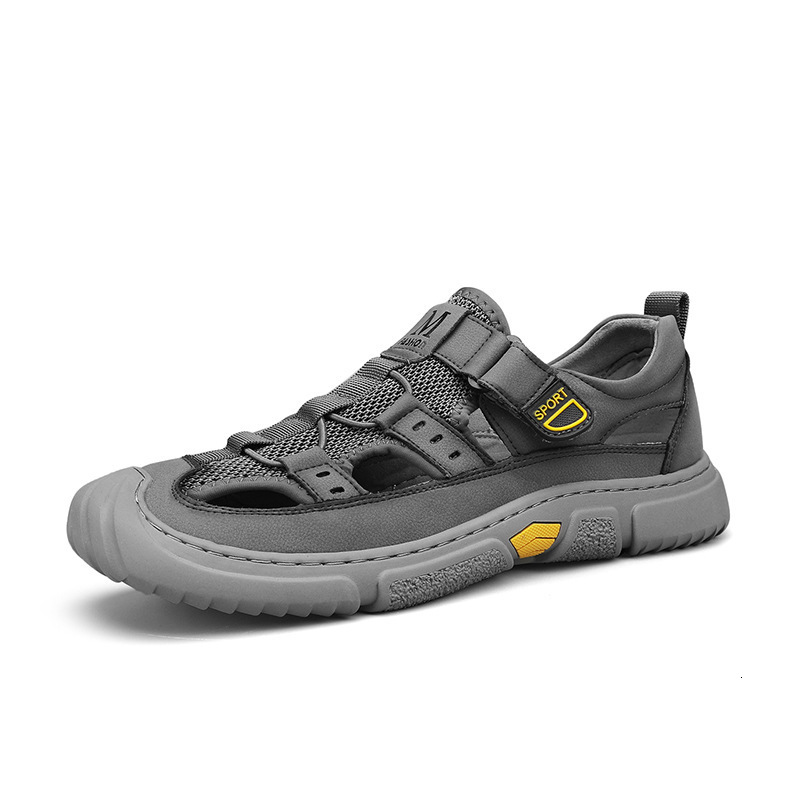 Sandals Men In Summer New Beach Shoes For Outdoor Activities Hollowed Out Casual Shoes Casual Toe Caps Water Wading Shoes Sports Sandals Ddmysaturn