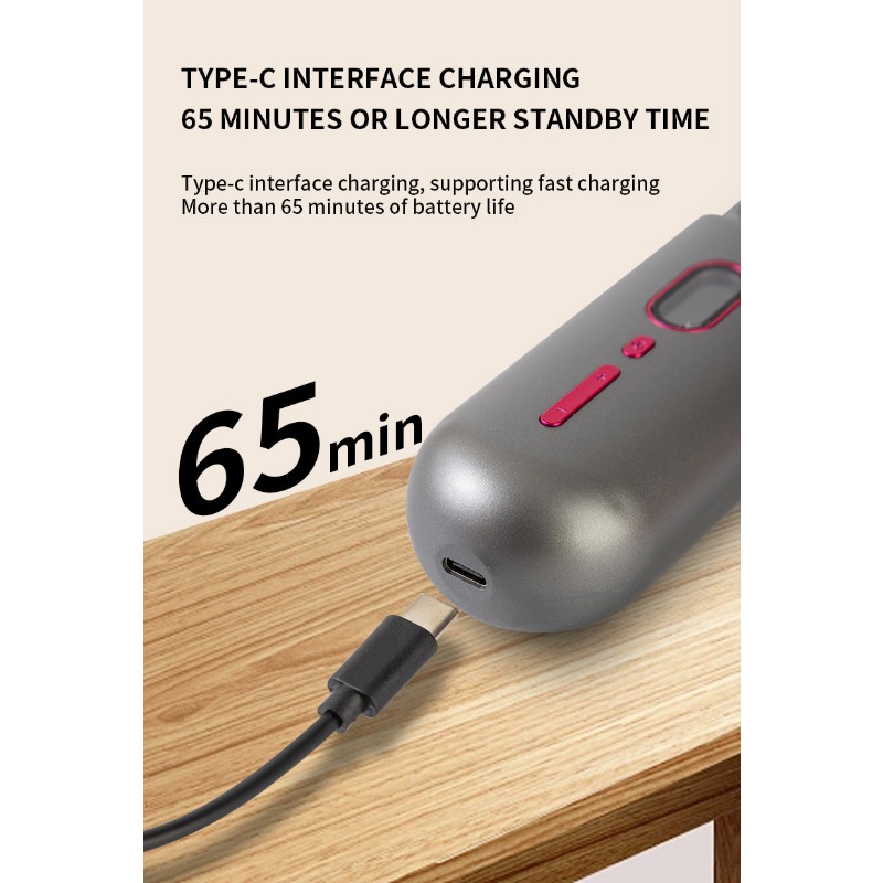 RechargeableAnti ScaldFast Heating Mini Straight Hair CombSuitable for Outdoor Station Wagons