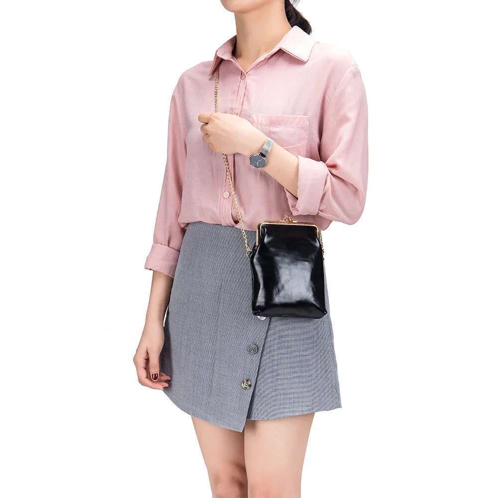 New Women Genuine Leather Shoulder Fashion Ladies Cowhide Crossbody Bags Phone Pocket Girls Large Capacity Handbags Flap