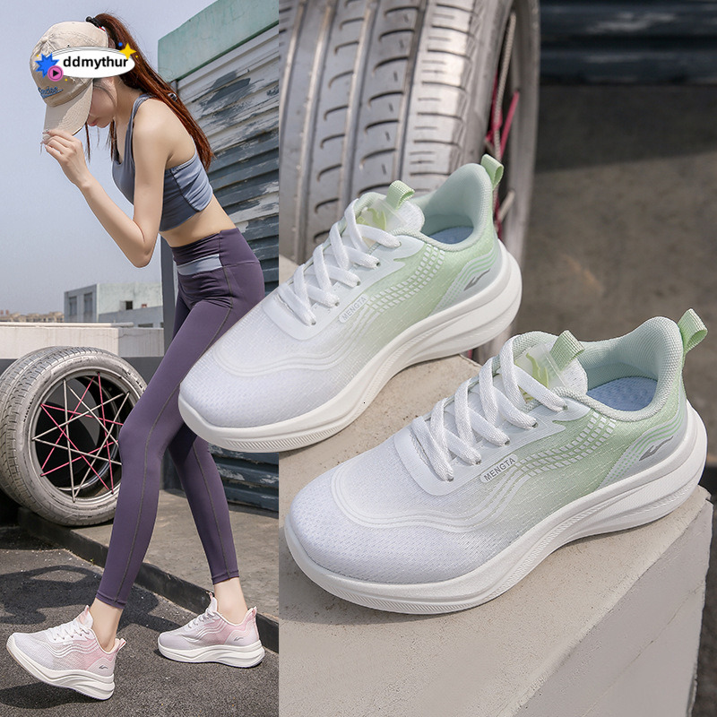 2025 Summer New Casual Korean Edition Breathable Flyknit Women's Ins Student Running Sports Shoes FZ6609 ddmythur