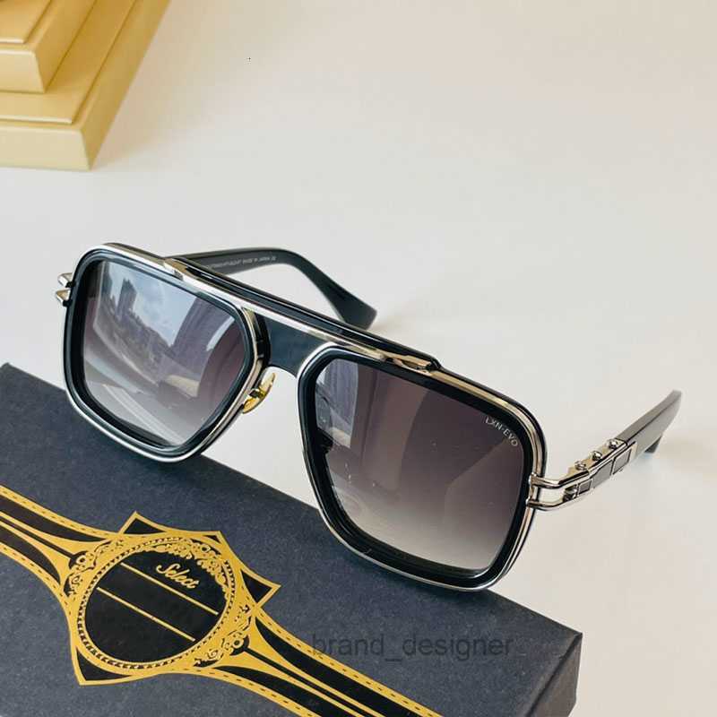 Men Women Designer Sunglasses GRAND LXN EVO 403 Metal Minimalist Retro h Collection sunglasses New design Masonry Cut Edge Original Box Free shipping