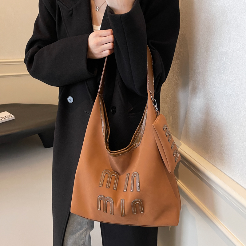 Free Shipping Vintage Suede Underarm Bag - Designer Retro Crossbody Purse for Women, 2025 Chic Shoulder Bag