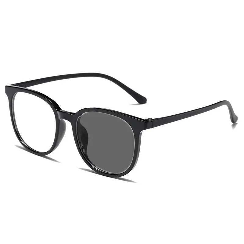 Ladies Intelligent Photochromic Minus Diopter Glasses Outdoor Color Changing Sunglasses Trendy Myopia Prescription Eyeglasses W250513