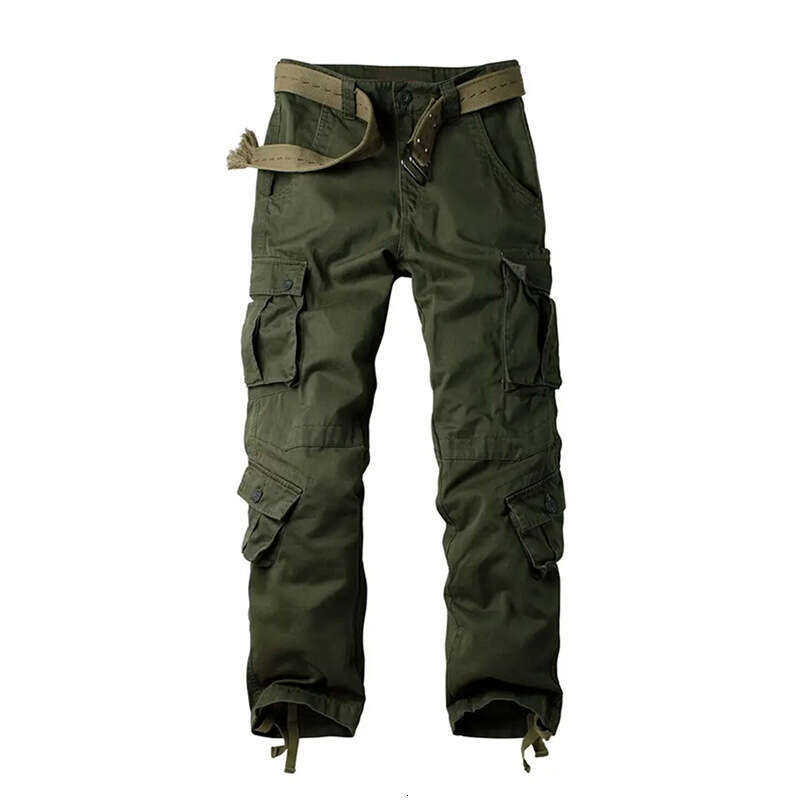 Three dimensional pocket work for men with multiple pockets, loose and durable casual outdoor long pants, large size straight leg sports pants