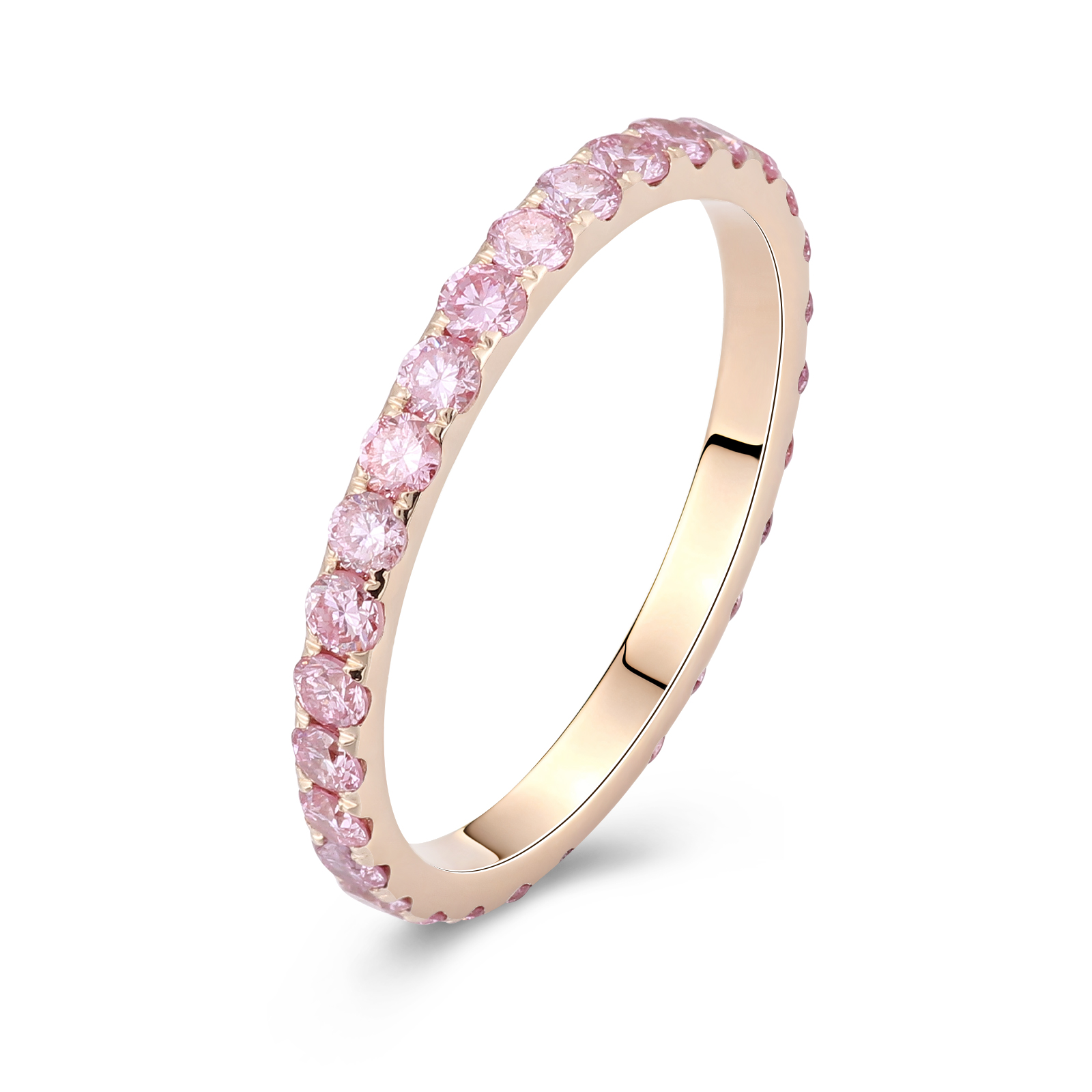 Handmade Genstone Sakula pink Morganite Pink 18K 14K 10K Yellow Wedding Rings Couple Set Fine Jewelry Rings Eternity Anniversary Band Rings