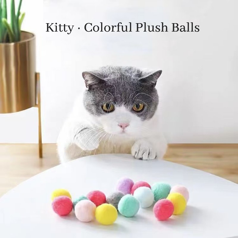 Silent Furry Ball Launcher Toy for Cats - Interactive Cat Entertainment Device
