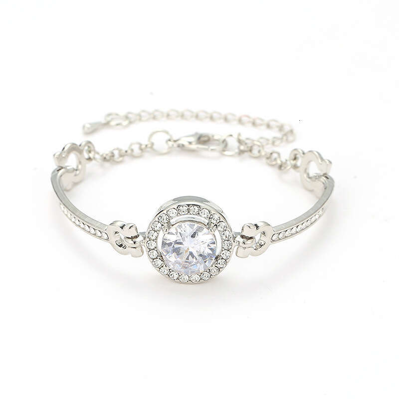 womens stylish diamondlike zirconia bracelet a dazzling addition to your everyday wardrobe
