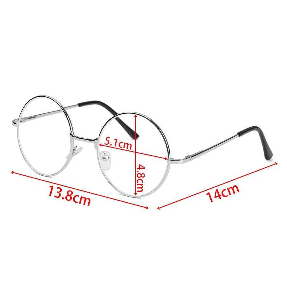 1Pc Metal Round Vintage Myopia Glasses Women Men Ultra Light Resin Reading Glasses Vision Care -1.00~-4.0 Diopter Dropshipping W250513