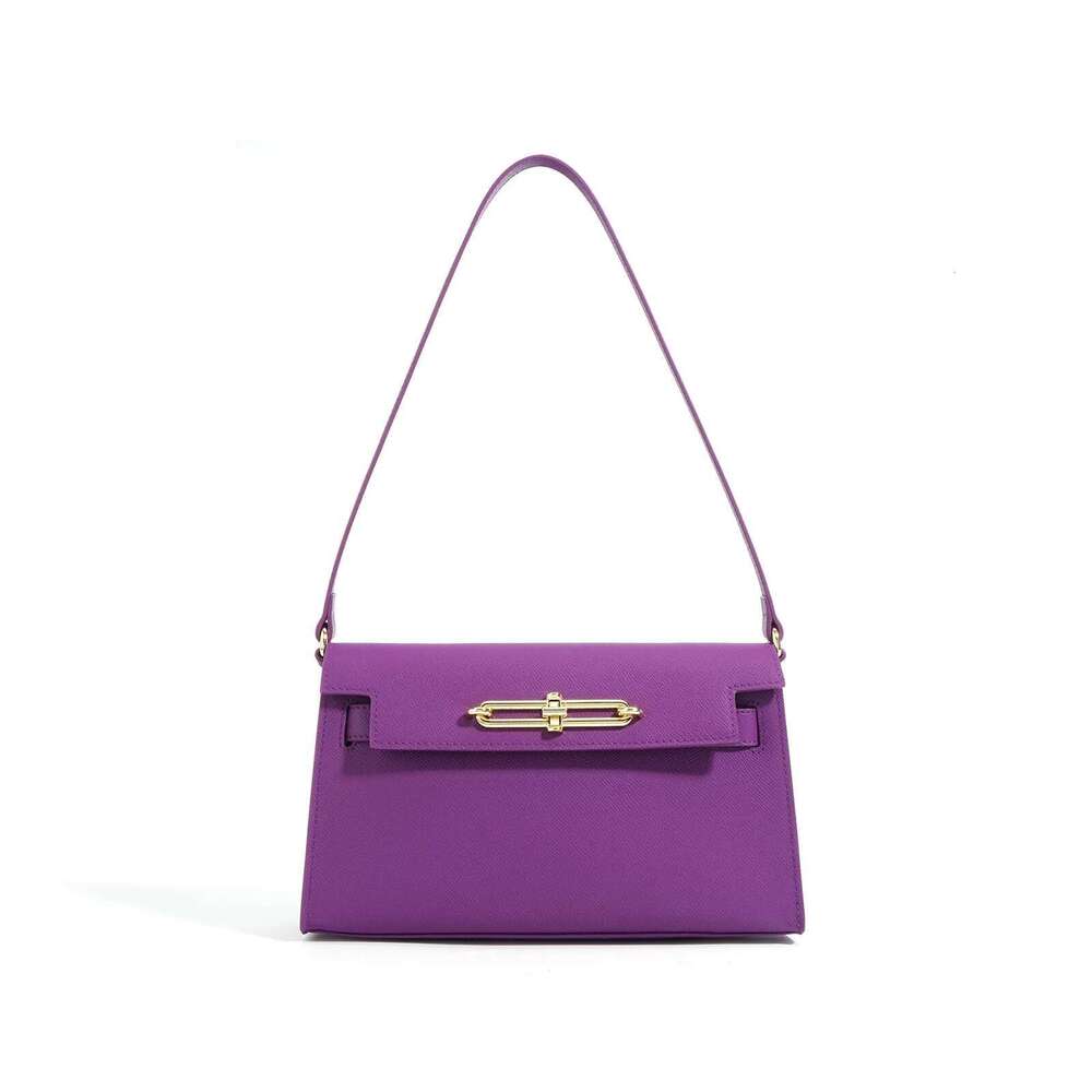 Split Leather Crossbody 2024 Versatile Classic Ladies Handbag Stylish Fashion One Shoulder Cross Body Bag