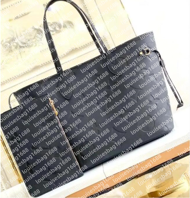 Luxurys Designer Bag 2pcs Set Women Bags Handbags Shoulder Classic Fashion Composite Lady Clutch Totes Bag Female Coin Purse Wallet 2025