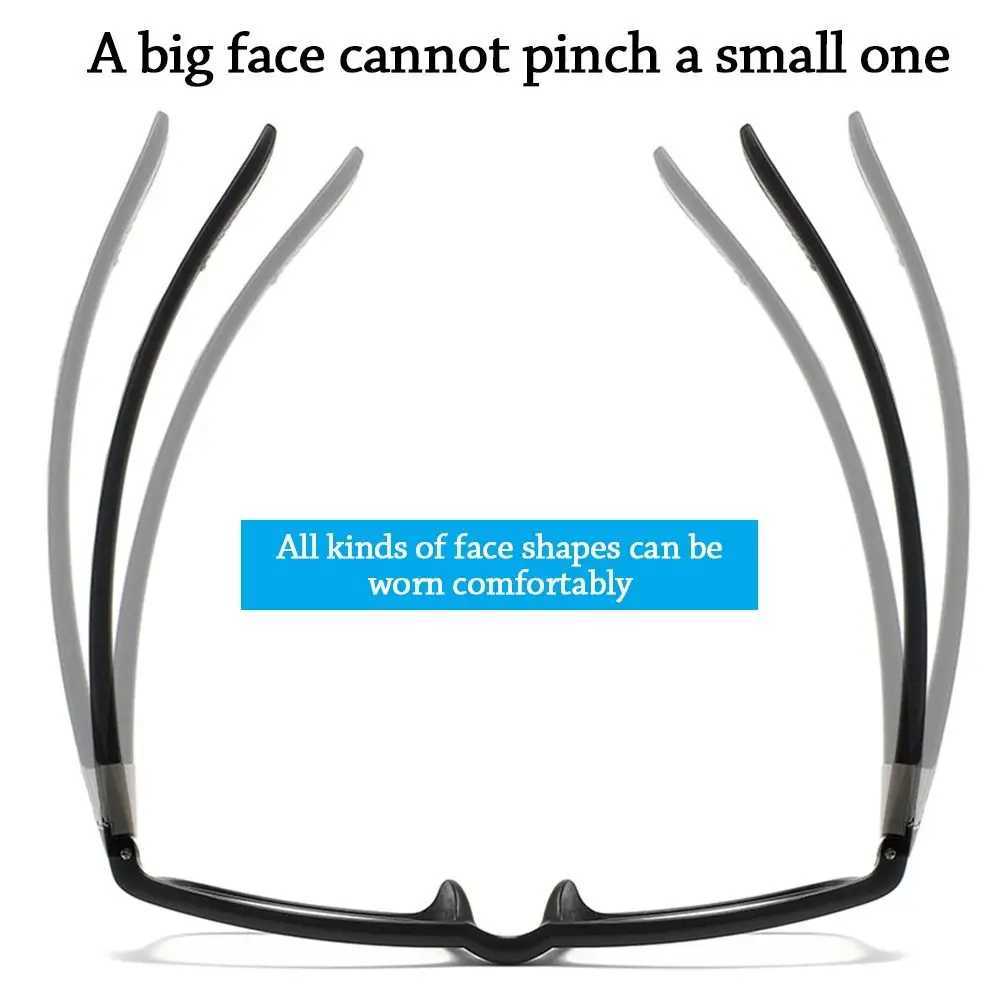 Reading Glasses Men Women Sports Anti-blue Light Reading Eyewear Black Red TR90 Frame Presbyopia Eyeglasses +100 to+400 glasses W250513