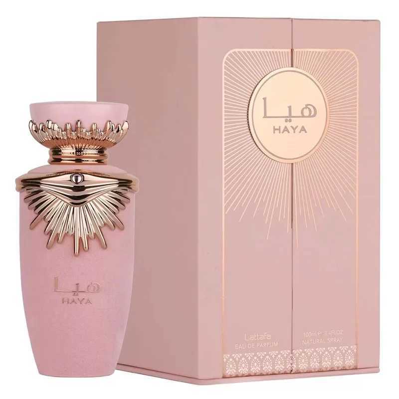 New 100ml Perfumes Arabes Original High Quality HAYA Fruit Eau De Toilette Long Lasting Smell Pheromone Transmission Dateable W250605